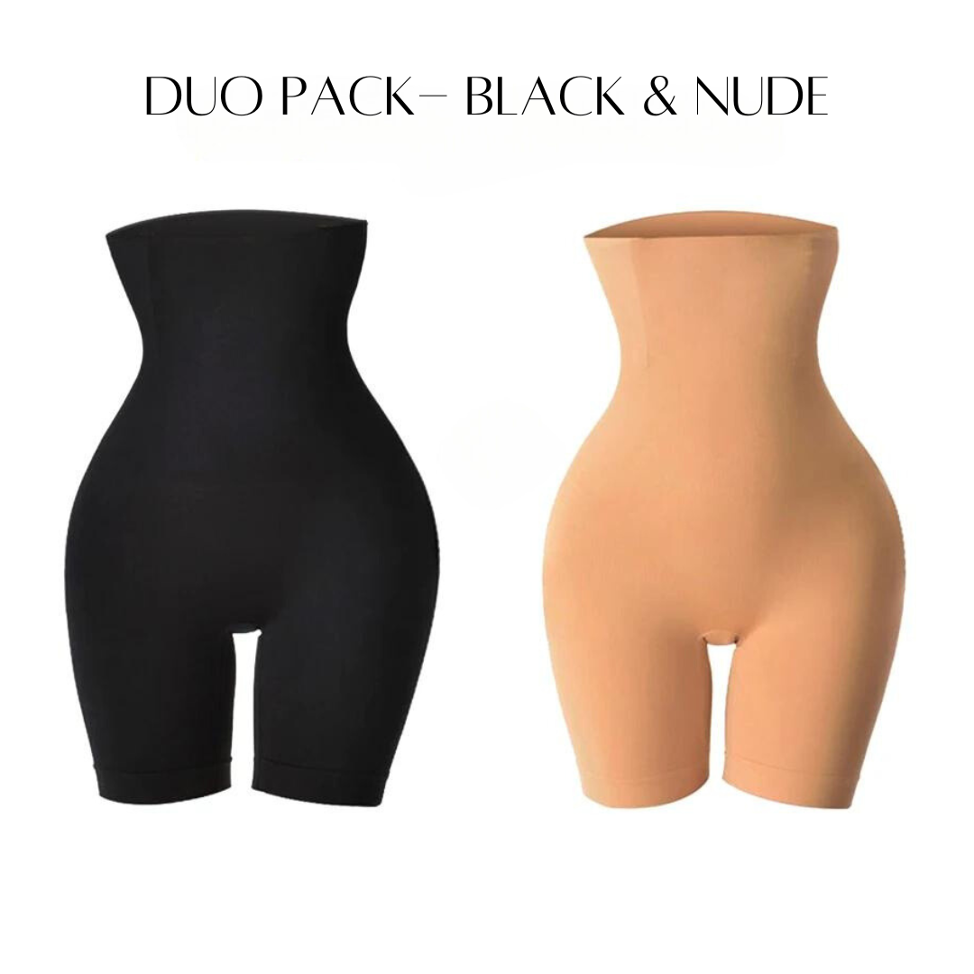 Shaper High Waist Control Shorts-Duo Pack
