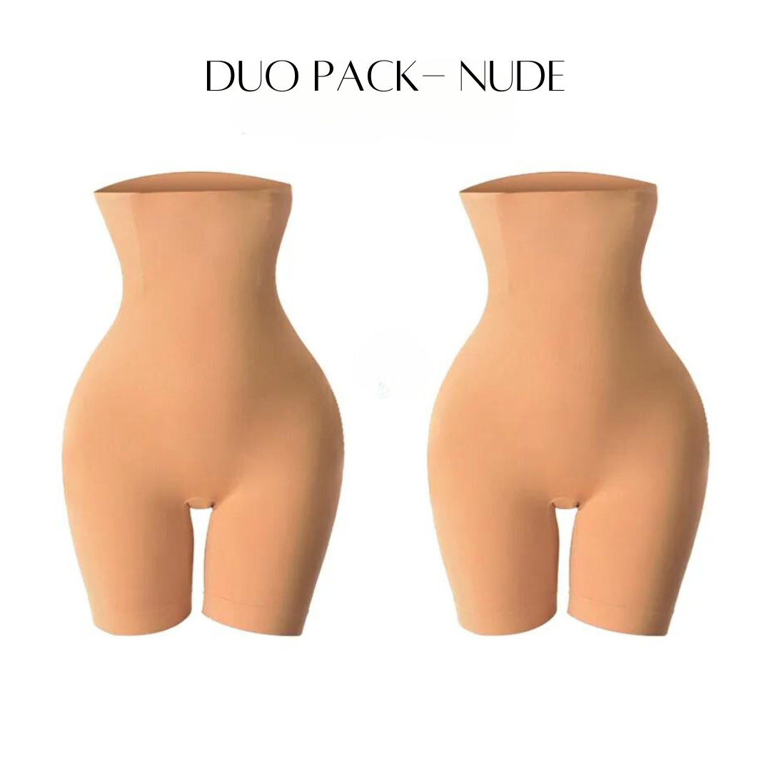 Shaper High Waist Control Shorts-Duo Pack