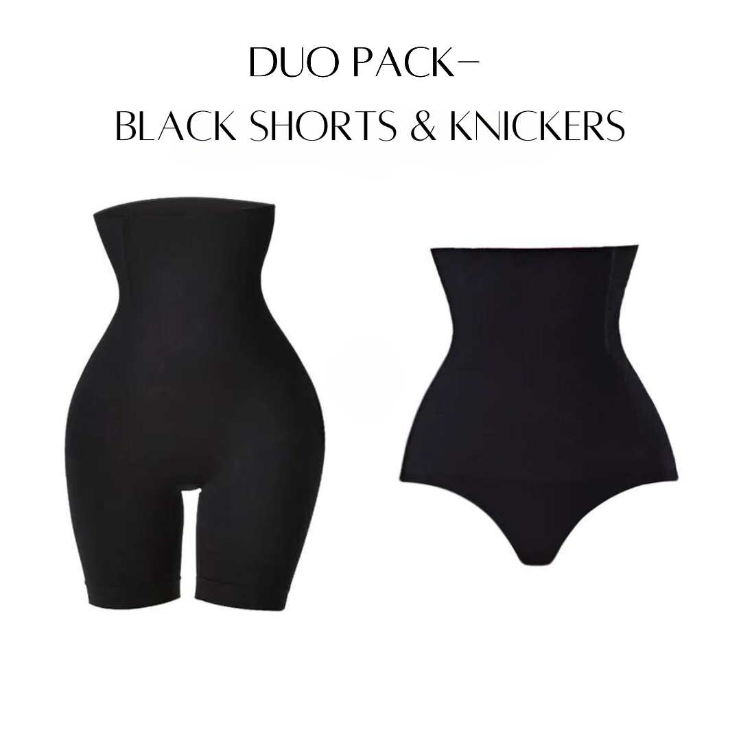 Shaper High Waist Shorts & Knickers -Duo Pack