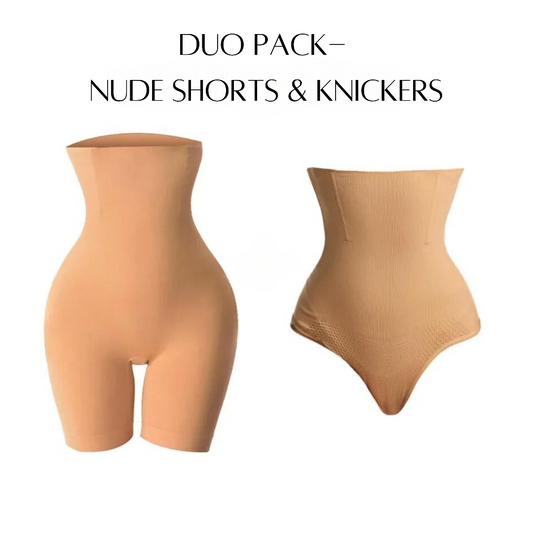 Shaper High Waist Shorts & Knickers -Duo Pack